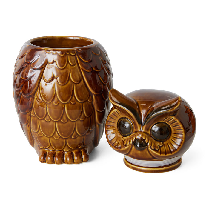 HKliving Ceramic Voorraadpot - Owl