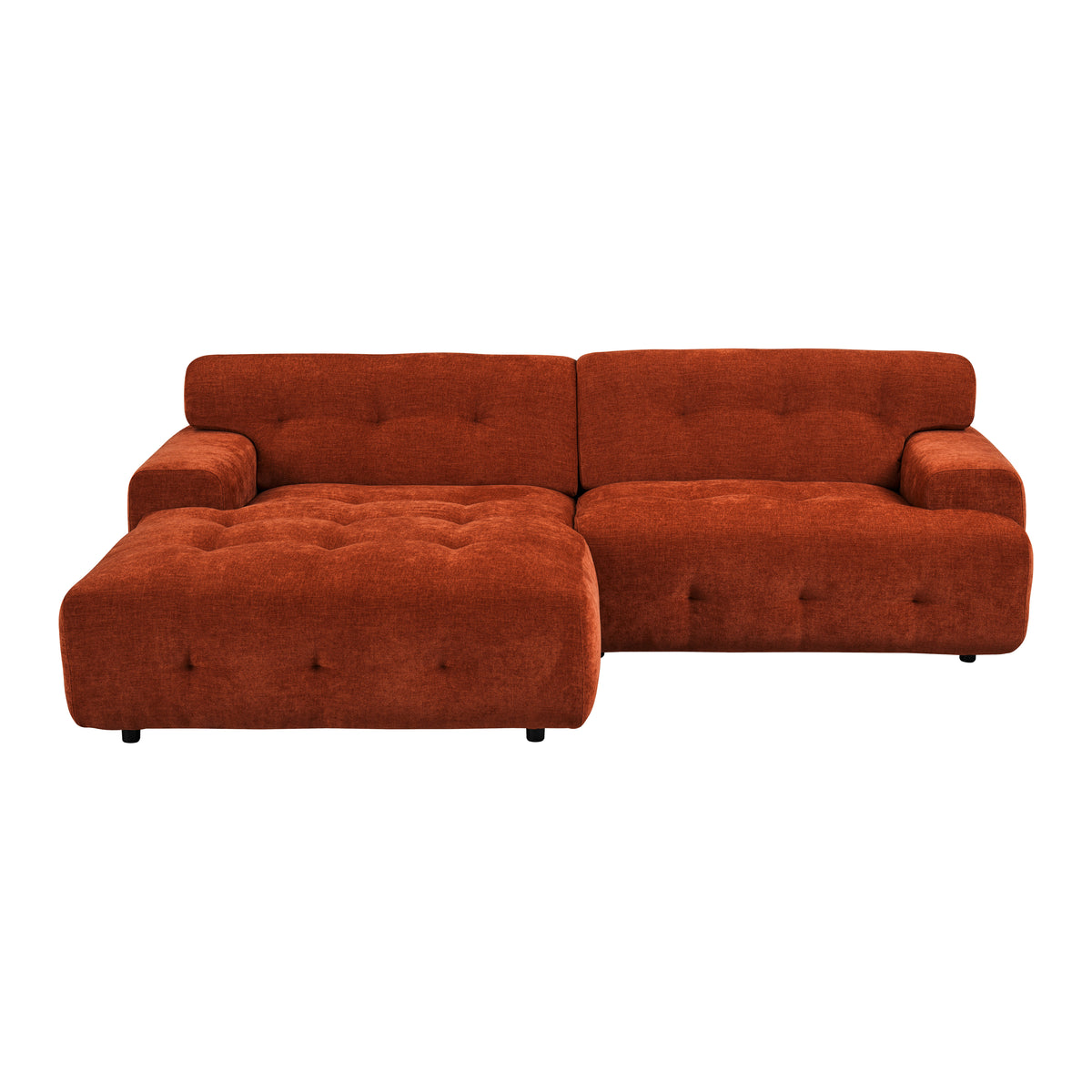 by fonQ Ruby Hoekbank met Chaise Longue Links - Terra