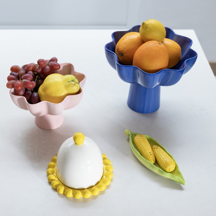 &k amsterdam Sun Schaal Ø 24,5 cm - Blauw