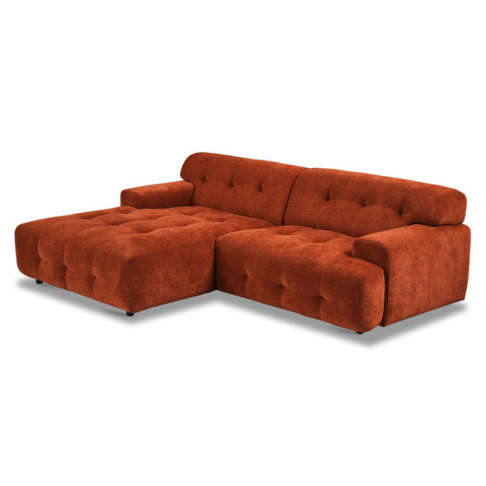 by fonQ Ruby Hoekbank met Chaise Longue Links - Terra