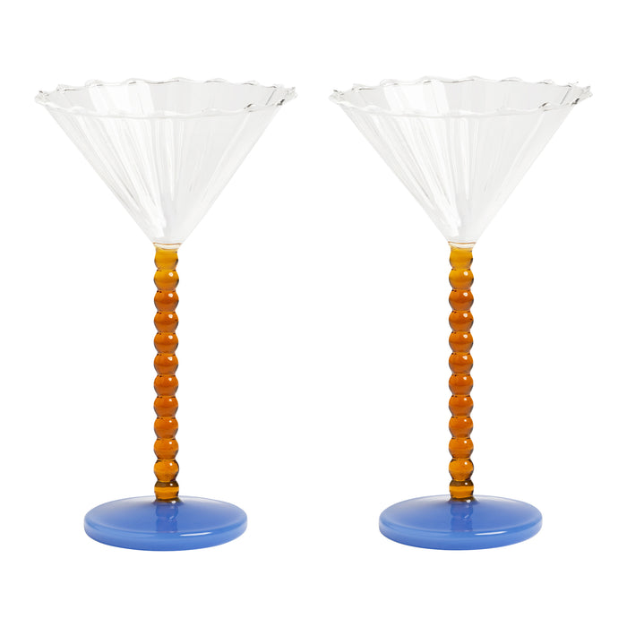 &k amsterdam Perle Coupe 2 st. - Amber