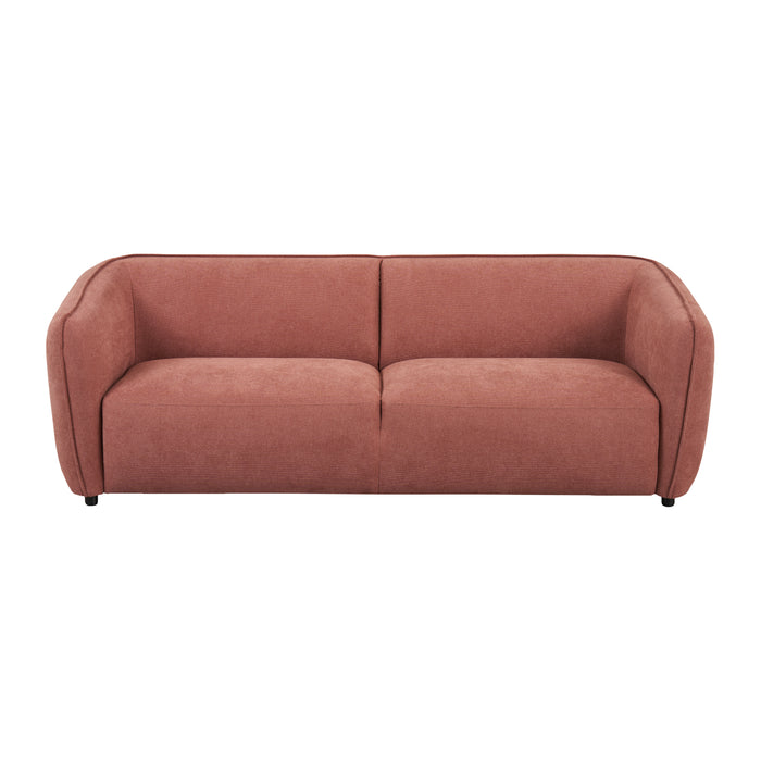 by fonQ Soft 3-zitsbank - Micro Chenille - Oud Roze