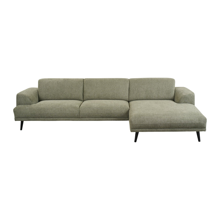 by fonQ Flair Hoekbank met Chaise Longue Rechts - Groen