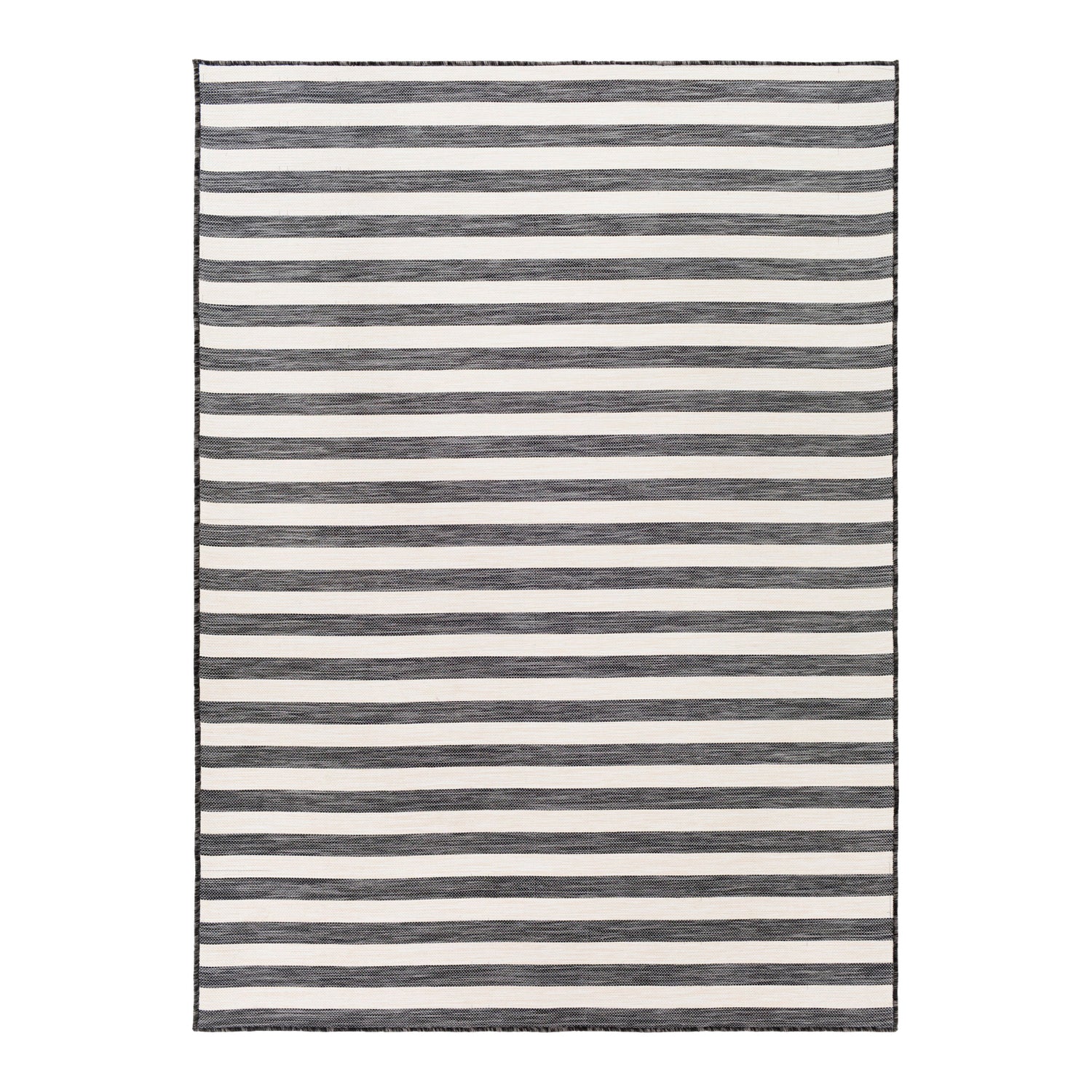 by fonQ Breezy Vloerkleed 200 x 275 cm - Zwart / Ivoor