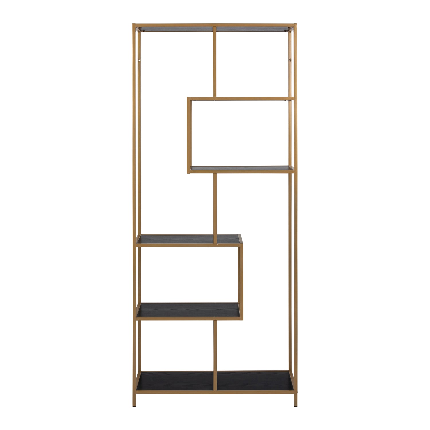 by fonQ  Jaxon Stellingkast 185 x 77 cm - Zwart / Goud