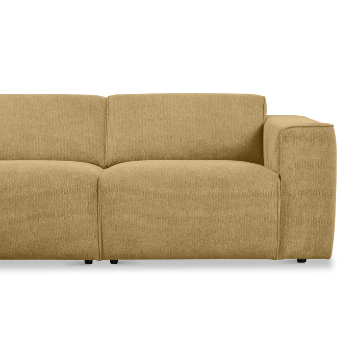 by fonQ Stretch Hoekbank Links - Zand Geel