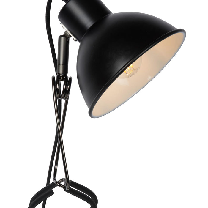 Lucide MOYS Klemlamp - Zwart