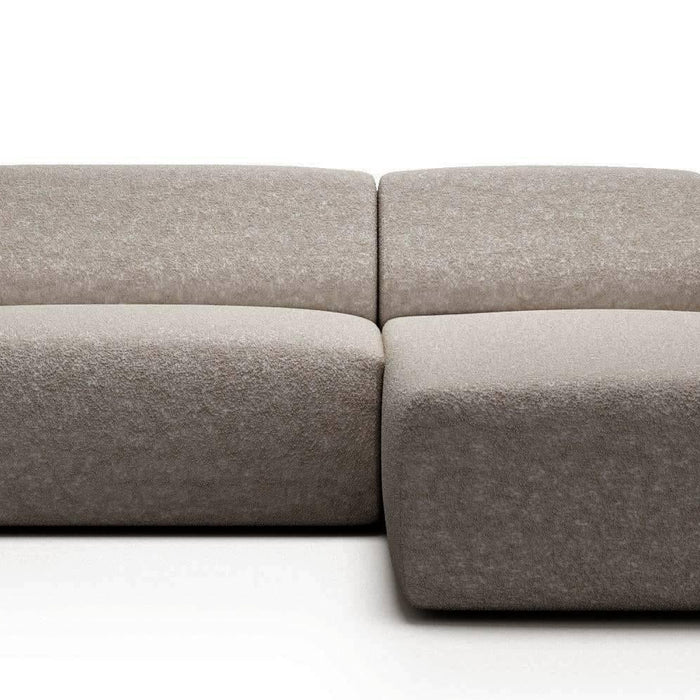 NADUVI Collection Nina Hoekbank Rechts - Bouclé - Beige