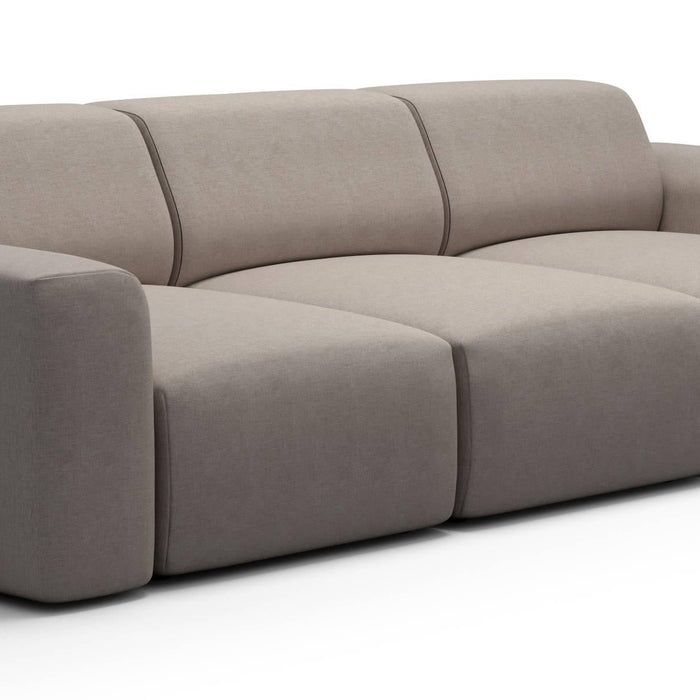 NADUVI Collection Nina 3-zitsbank - Linnen - Beige