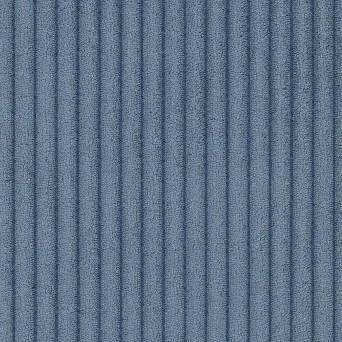 NADUVI Collection Nina Big Hoekbank Rechts - Ribstof - Lichtblauw