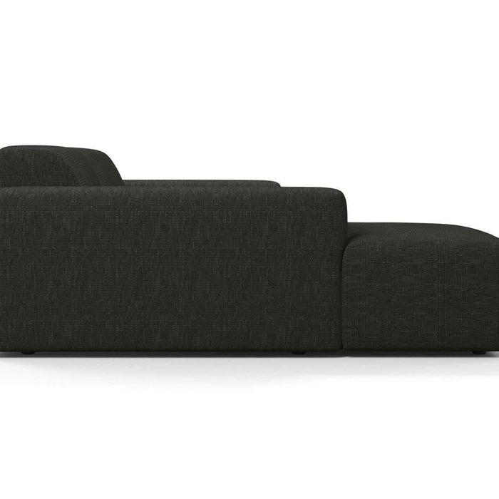 NADUVI Collection Nina Hoekbank Links - Linnen - Antraciet