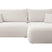 NADUVI Collection Philipa Hoekbank Rechts met Slaapfunctie - Bouclé - Crème