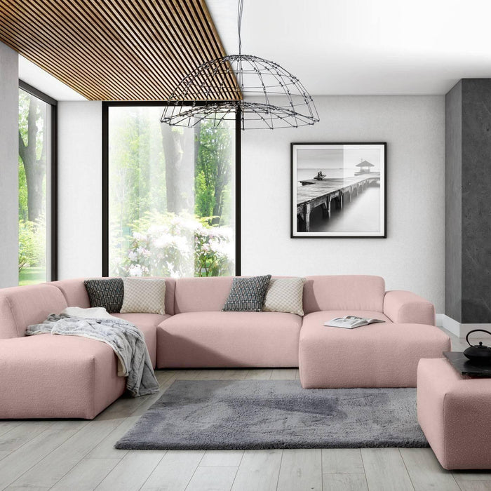 NADUVI Collection Nina U-bank Links - Ribstof - Lila