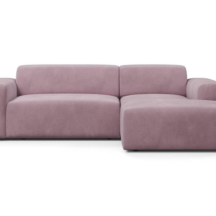 NADUVI Collection Nina Hoekbank Rechts - Velvet - Lila