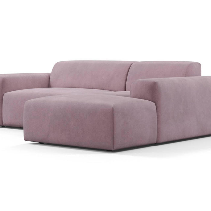 NADUVI Collection Nina Hoekbank Rechts - Velvet - Lila