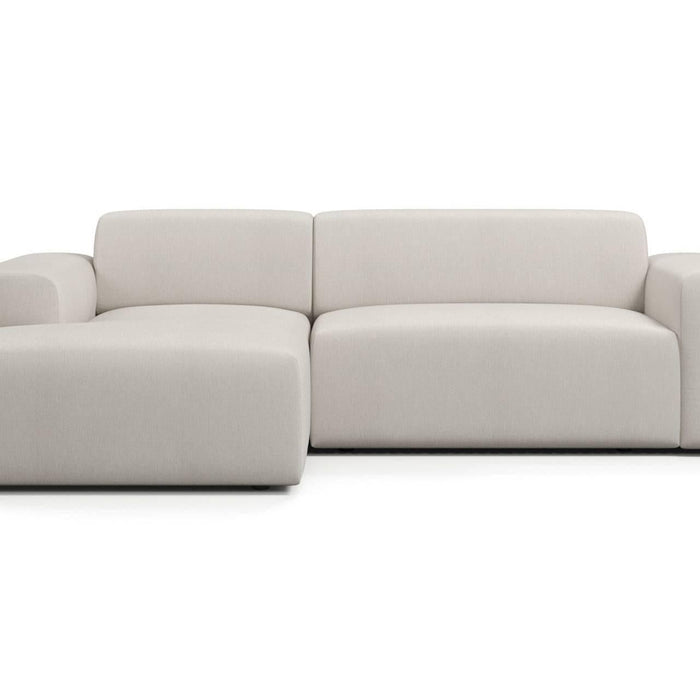 NADUVI Collection Nina Hoekbank Links - Linnen - Crème