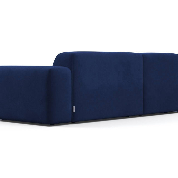 NADUVI Collection Nina Hoekbank Links - Velvet - Blauw