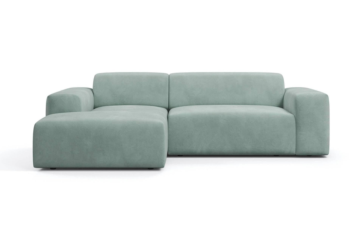 NADUVI Collection Nina Hoekbank Links - Velvet - Mintgroen