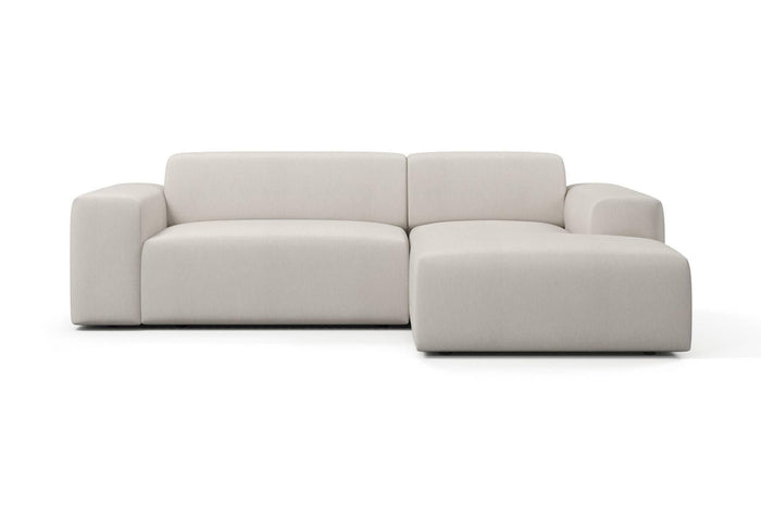 NADUVI Collection Nina Hoekbank Rechts - Linnen - Crème