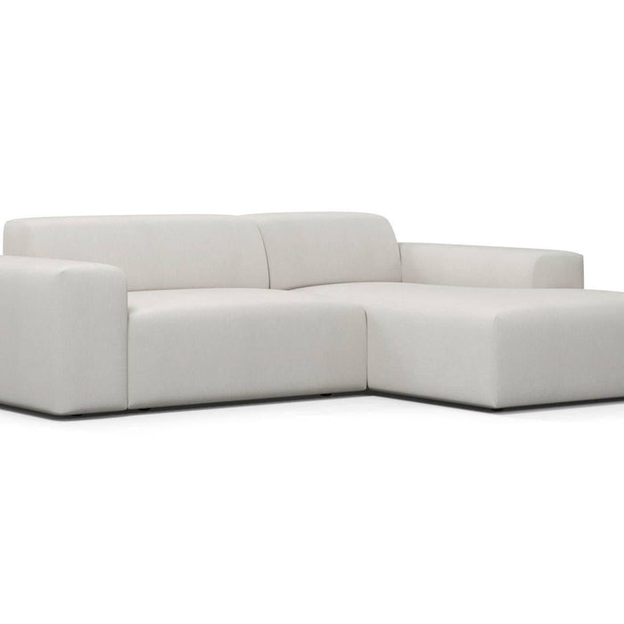 NADUVI Collection Nina Hoekbank Rechts - Linnen - Crème