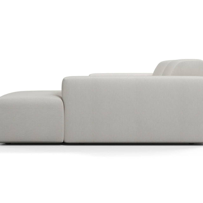 NADUVI Collection Nina Hoekbank Rechts - Linnen - Crème