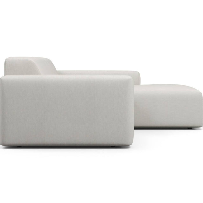 NADUVI Collection Nina Hoekbank Rechts - Linnen - Crème