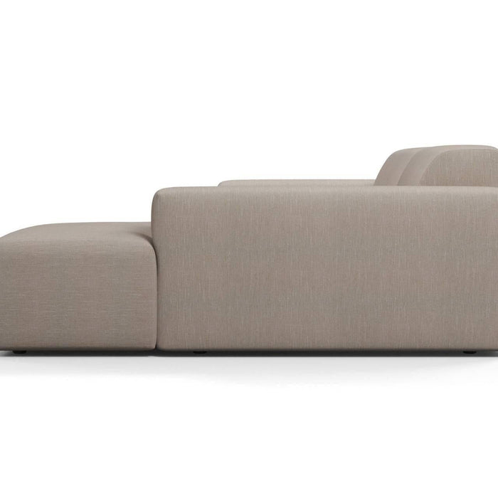 NADUVI Collection Nina Hoekbank Rechts - Linnen - Beige