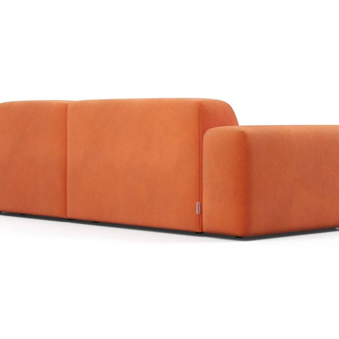 NADUVI Collection Nina Hoekbank Rechts - Velvet - Oranje