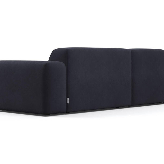 NADUVI Collection Nina Hoekbank Links - Velvet - Marineblauw