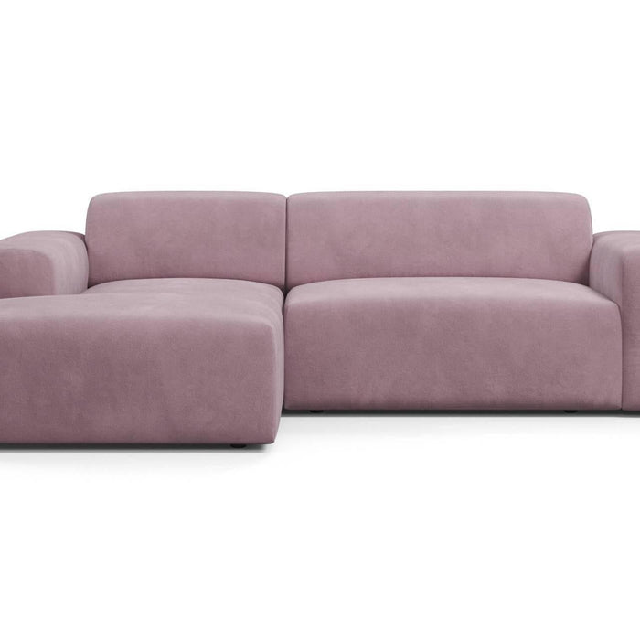 NADUVI Collection Nina Hoekbank Links - Velvet - Lila