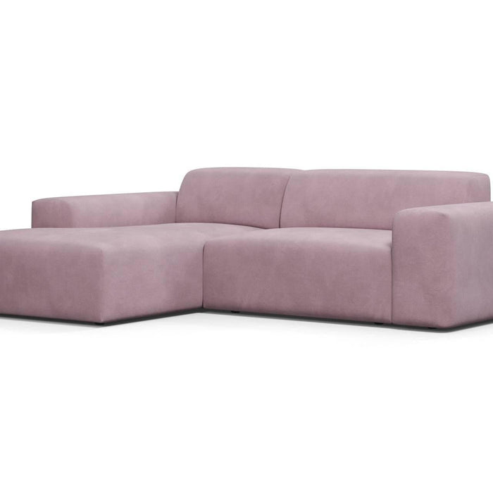 NADUVI Collection Nina Hoekbank Links - Velvet - Lila