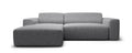NADUVI Collection Nina Hoekbank Links - Bouclé - Lichtgrijs