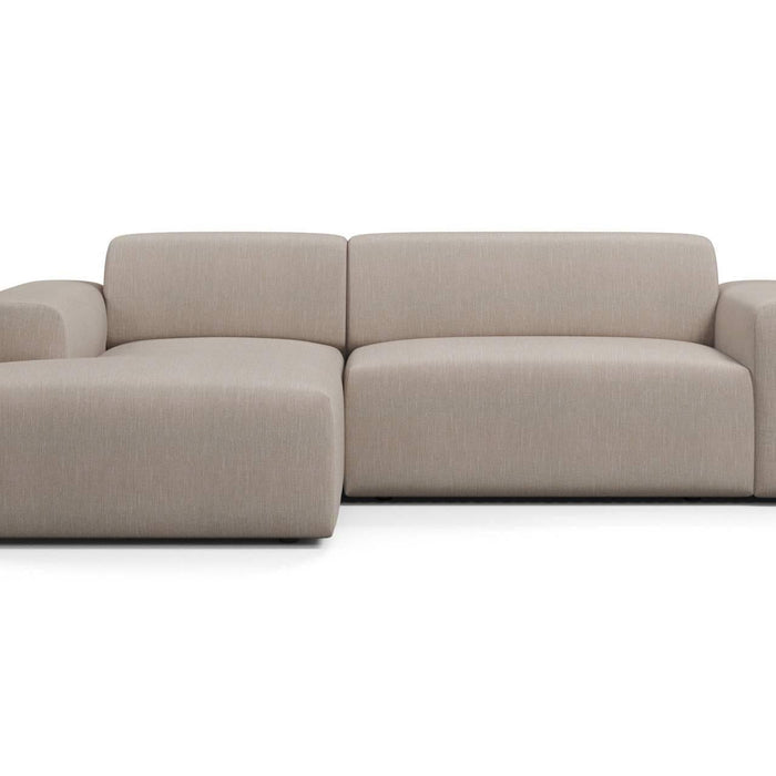 NADUVI Collection Nina Hoekbank Links - Linnen - Beige