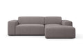NADUVI Collection Nina Hoekbank Rechts - Linnen - Donkergrijs