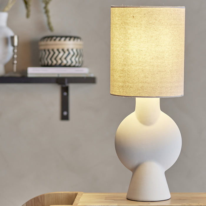 Bloomingville Sergio Tafellamp - Crème