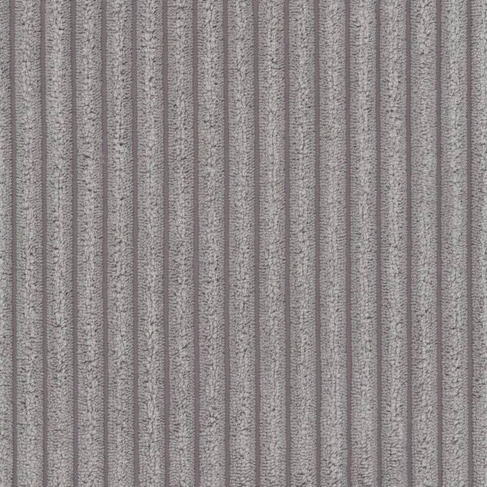 NADUVI Collection Nina U-bank Rechts - Ribstof - Lichtgrijs