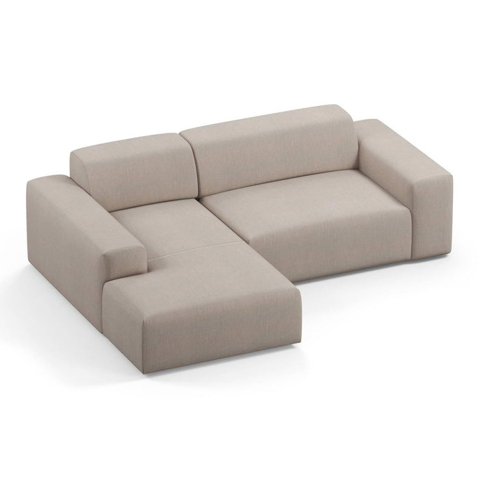 NADUVI Collection Nina Hoekbank Links - Linnen - Beige