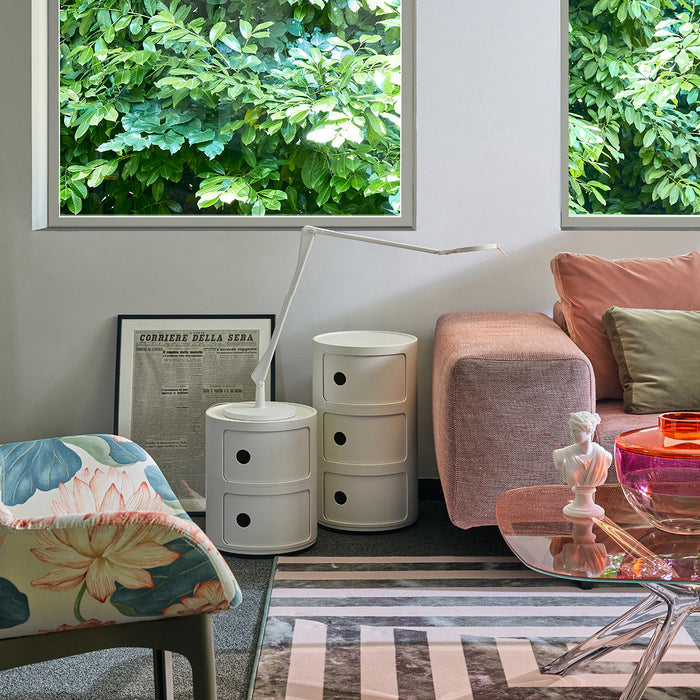 Kartell Componibili Kast - 2 Modules - Mat Wit