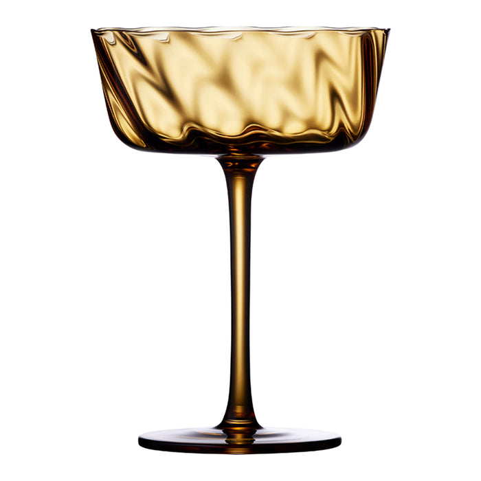 Lyngby Vienna Champagneglazen  4st. - Amber