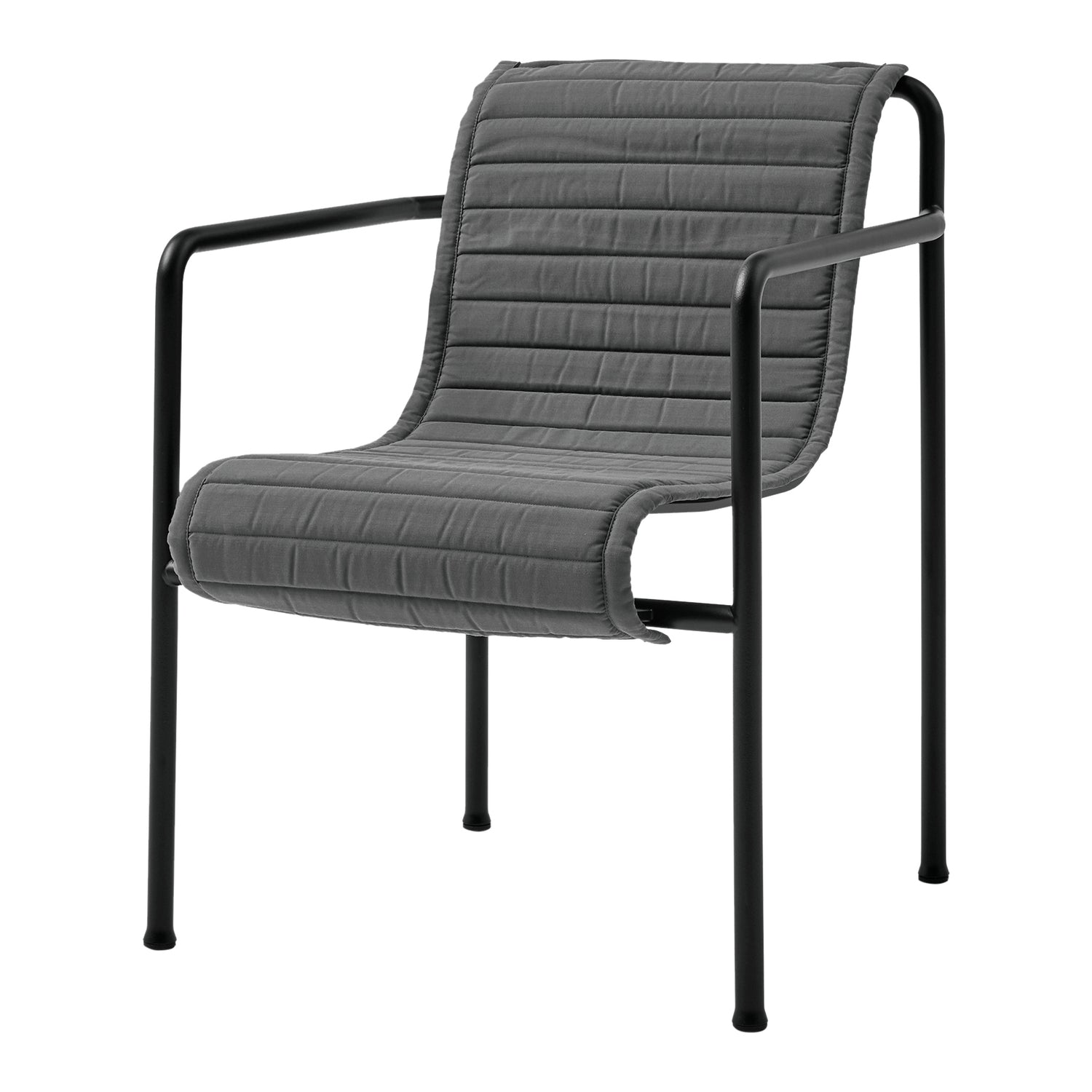 HAY Palissade Quilted Kussen voor Armchair - Antraciet