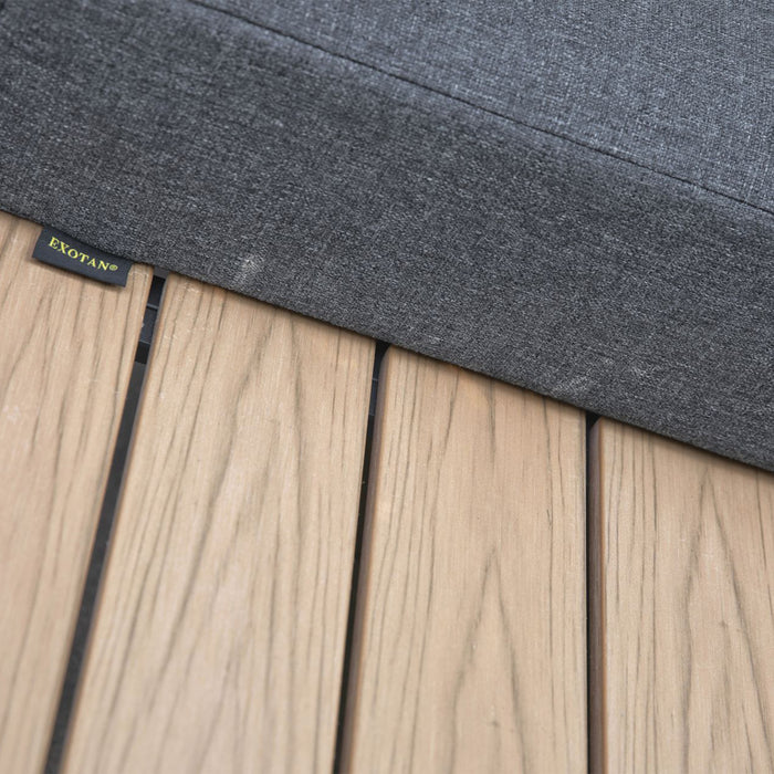 Woood Bari platform Loungeset - Grijs