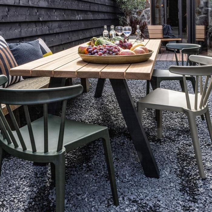 Woood Bliss Spijlenstoel - Army Groen