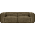 WOOOD Bean 3,5-zitsbank - Structure Velvet - Moss