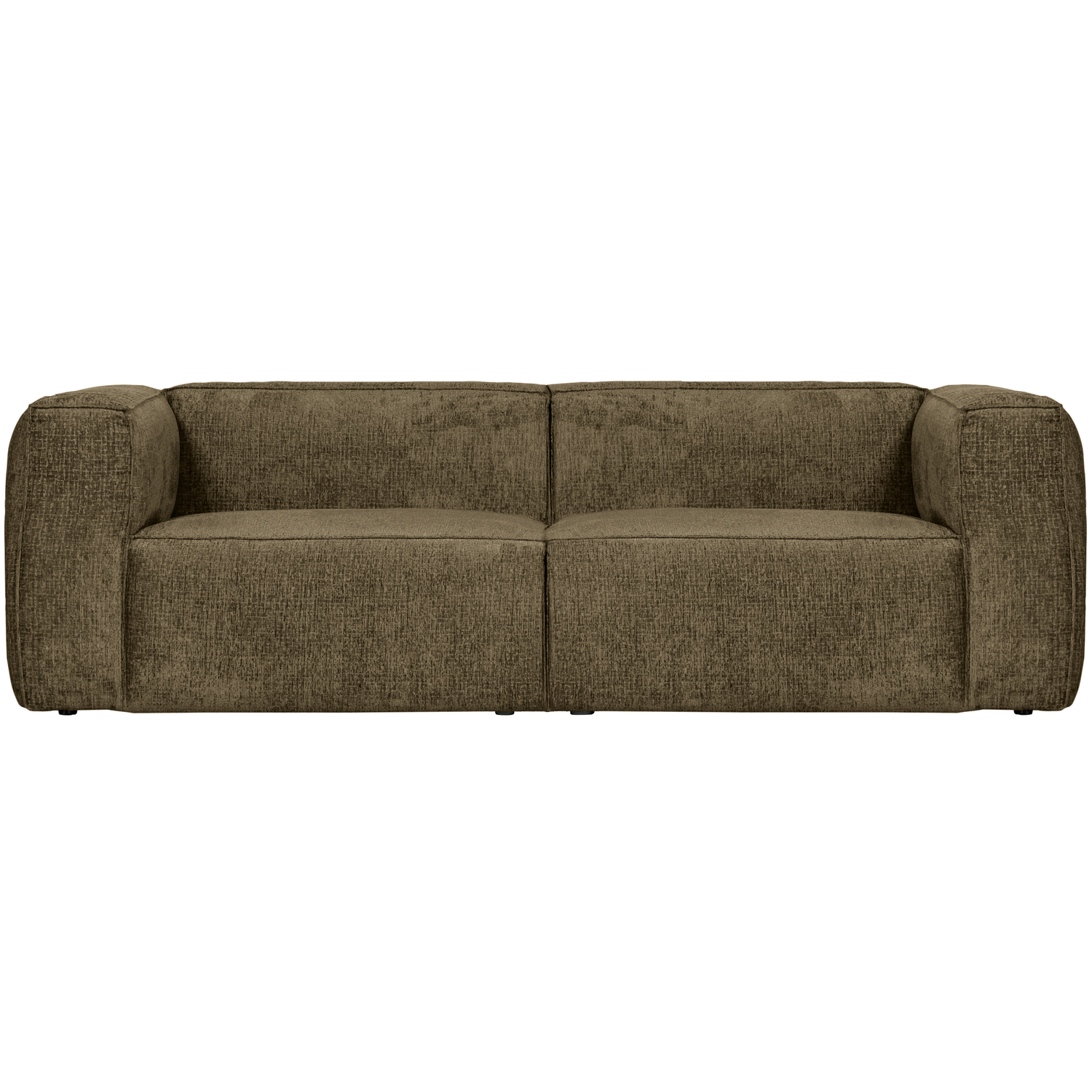 WOOOD Bean 3,5-zitsbank - Structure Velvet - Moss