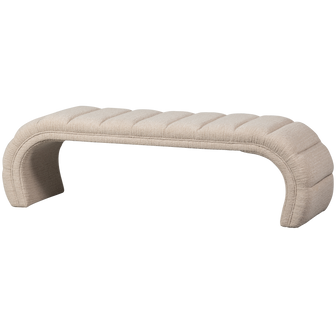 WOOOD Traffic Bankje - Polyester - Naturel - 47x160x47