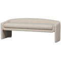 WOOOD Zone Bankje - Polyester - Beige - 58x160x55