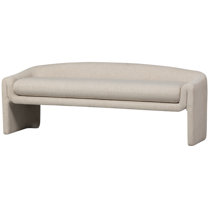 WOOOD Zone Bankje - Polyester - Beige - 58x160x55