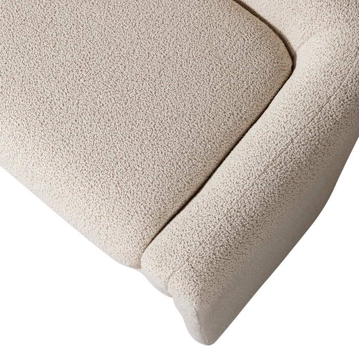 WOOOD Zone Bankje - Polyester - Beige - 58x160x55