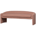 WOOOD Zone Bankje - Polyester - Rose Dust - 58x160x55