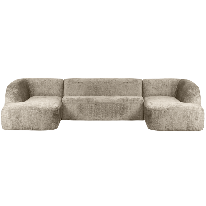 WOOOD Sloping U-Bank - Velvet - Wheatfield